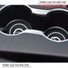 2Pcs Car Anti Slip Coaster Anti-noise Water Cup Pad Cushion Car Styling For Nissan Nismo X-trail Almera Qashqai Tiida Teana