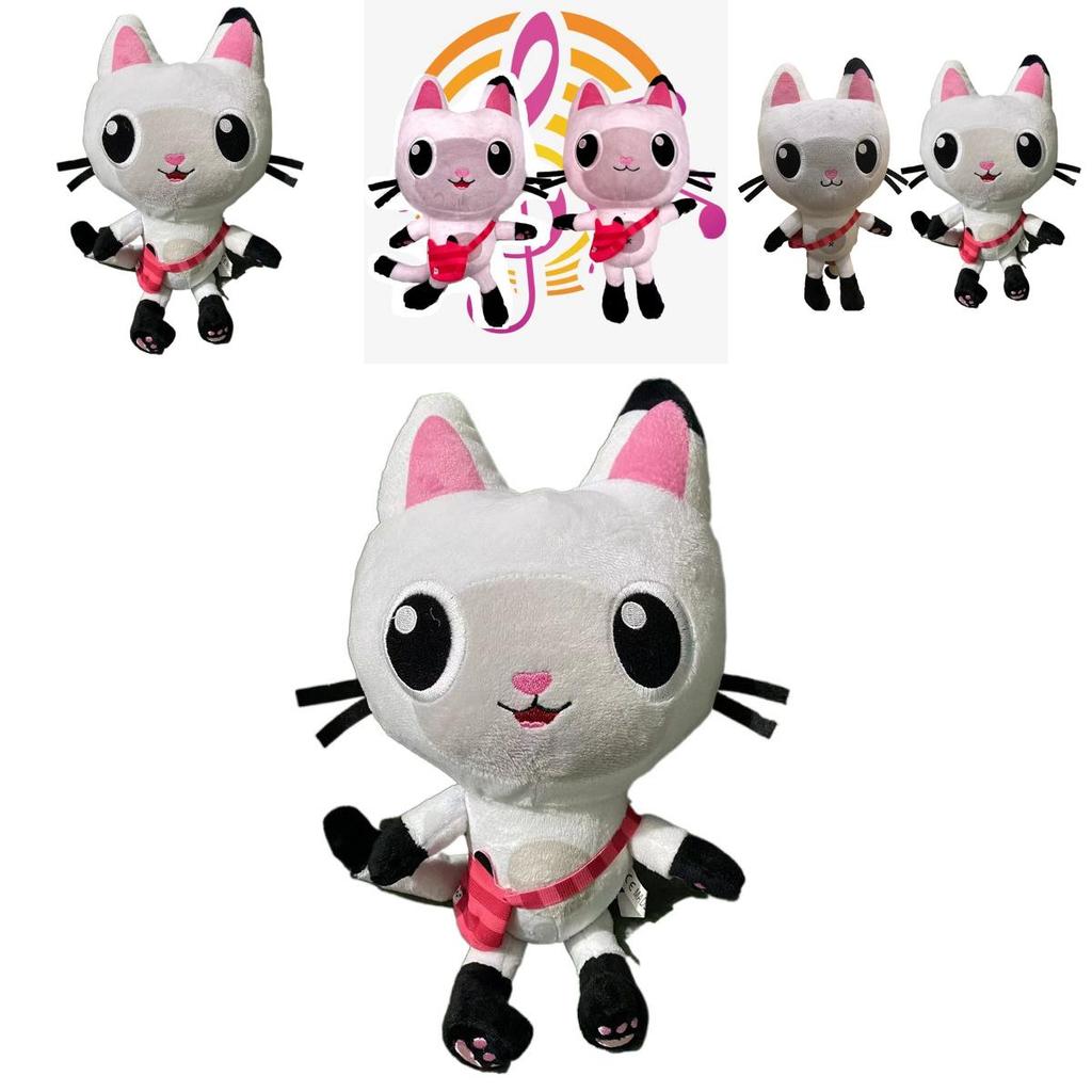Adorable Gabby's Dollhouse Music Plush Toy Cartoon Stuffed Cat Plushie Doll For Kids