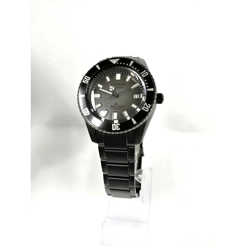 Used CITIZEN PROMASTER NB6025-59H Titanium BLK 200M Diving Waterproof Mechanical Diver's Watch