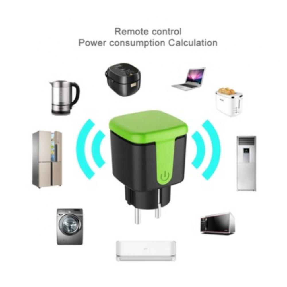 Corui Tuya Wifi Smart Plug Eu 16a Mit Power Monitor Funktion Drahtlose App Fernbedienung Buchse Mit Alexa Google Home Stimme