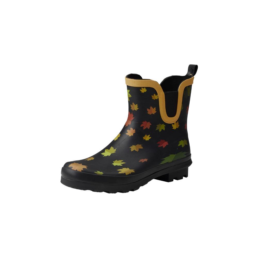 Simple and comfortable women`s rain boots
