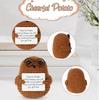 Funny Handmade Crochet Glasses Potato Doll Birthday & Christmas Gifts Crochet Positive Potato Desktop Ornament Home Decoration