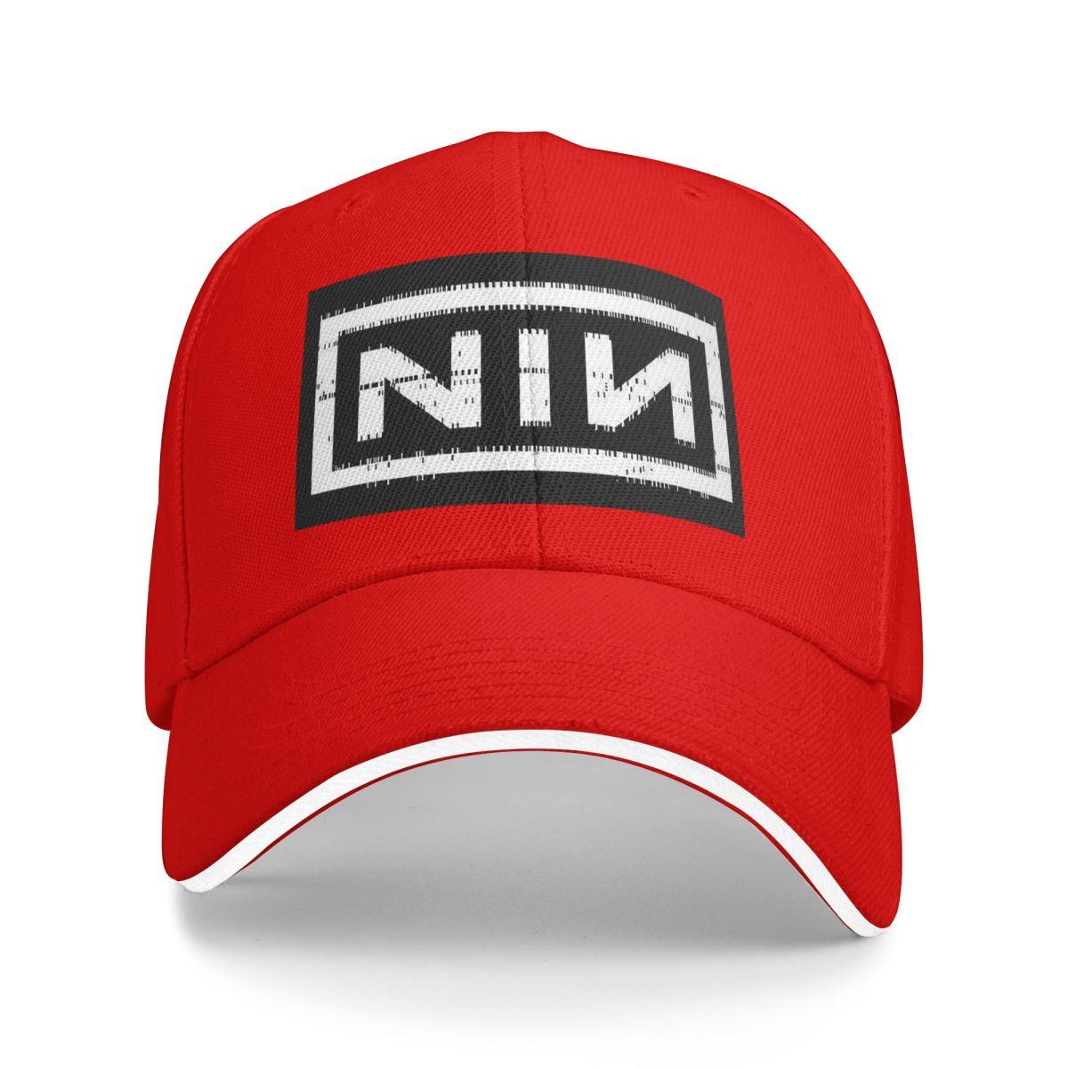 

Унисекс Бейсболки Логотип NIN Nine Inch Nails Уличная одежда для улицы Летние Спортивные Бейсболки Кепки в стиле Хип-хоп Кепки Casquette One Size