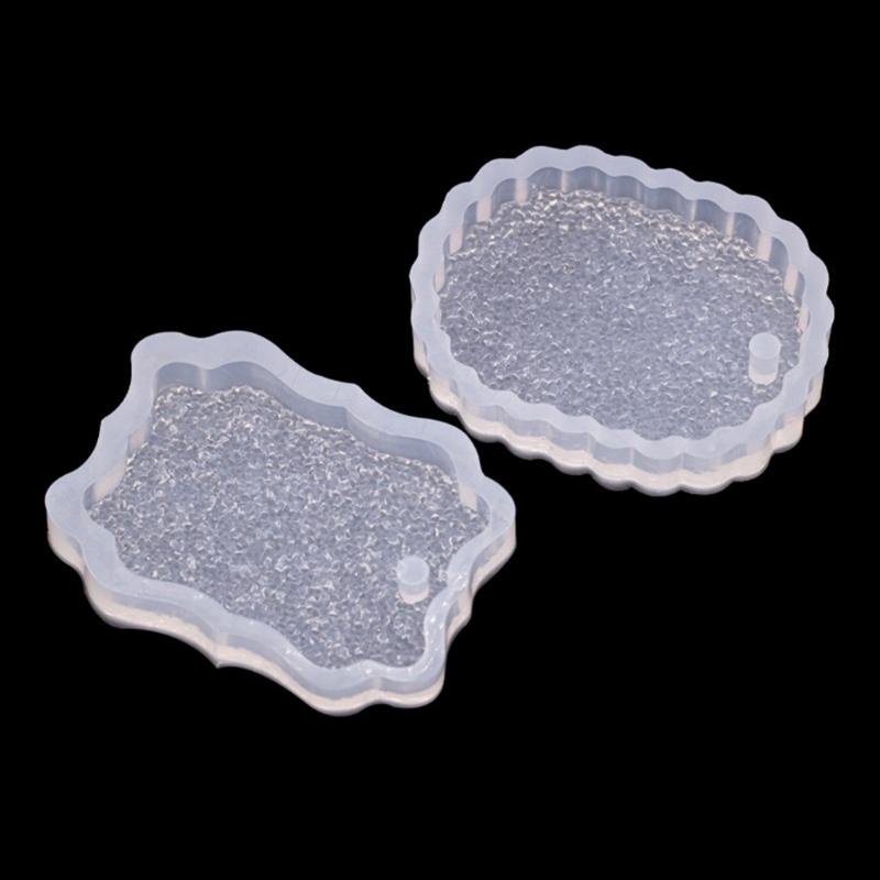 DIY Diamond Listing Silicone Epoxy Resin Mold Diamond Irregular Aromatherapy Pendant Tag Keychain Jewelry Mold Tools