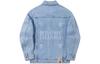 Men's Jacket Li-Ning Li Ning Denim Jacket Men's Light Blue