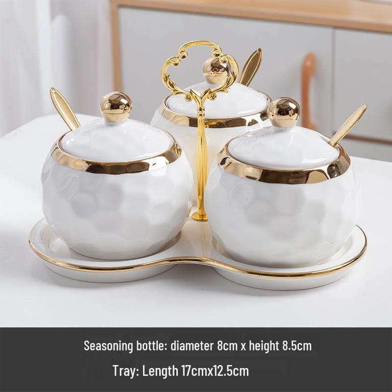 Скандинавский многофункциональный набор керамических банок для приправ для кухни