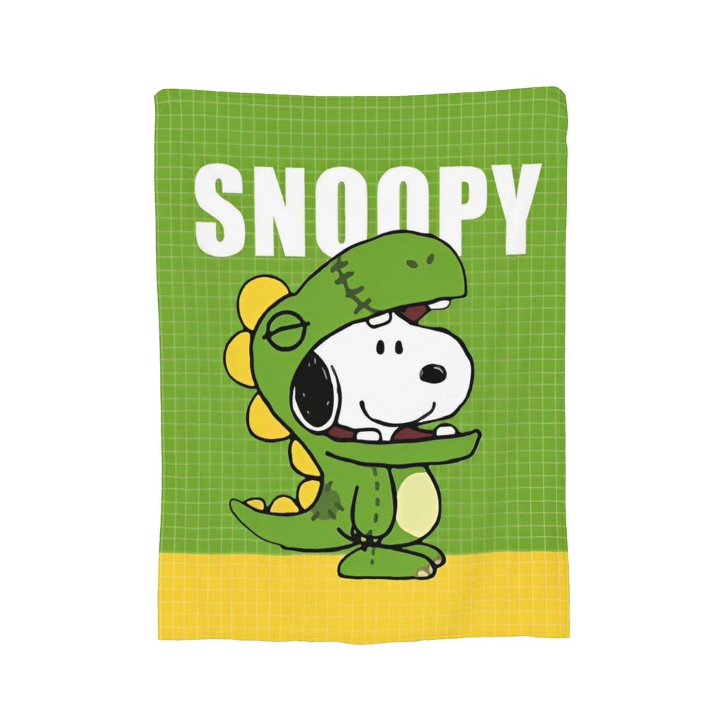 Cute Cartoon Snoopys PARK Blanket Cover Flannel Lightweight Throw Blankets for Car Sofa Couch Bedroom Quilt