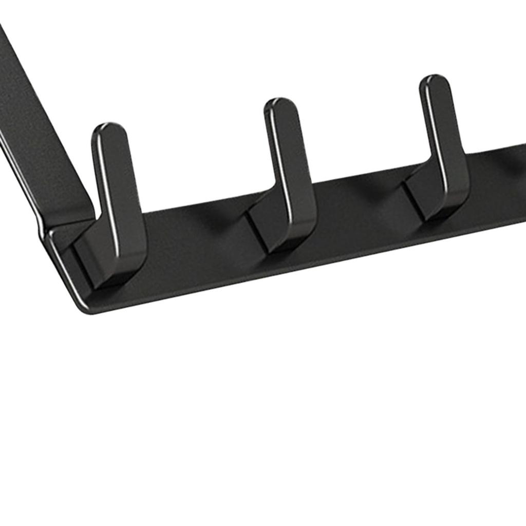 Over door Coat Rack Scratch Resistance Anti Slip for Bedroom Office Wall
