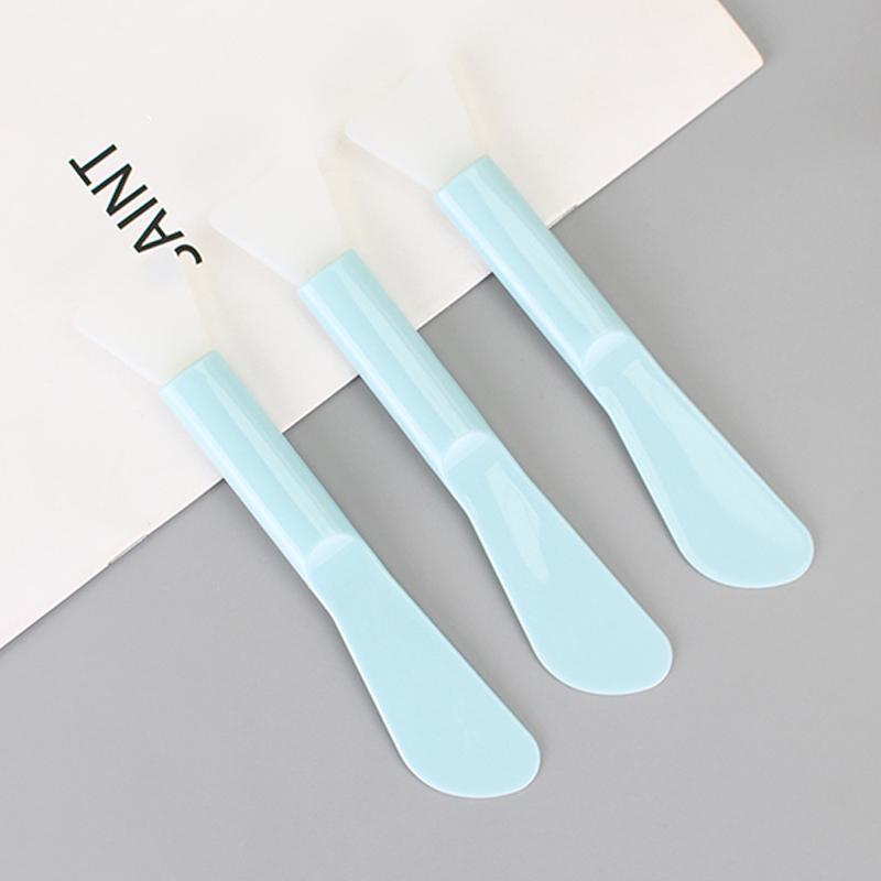 Double-Ended Silicone Mask Brush Mixing Stick Mask Scraper Soft-Tipped Spa Tool Makeup Brush