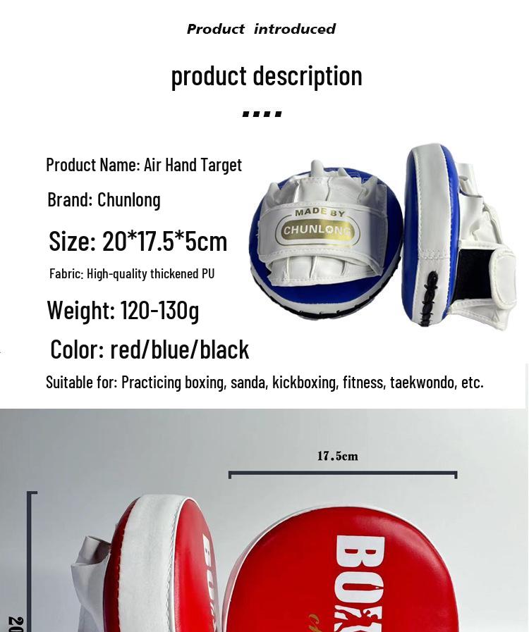 Thai Boxing Target Pad: Sanda, Taekwondo, Curved Training Equipment