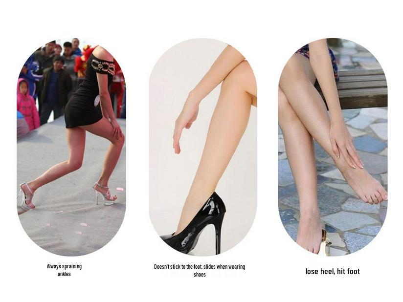 Women's High Heels with Anti-Drop Leather Straps and Shoelace Buckle