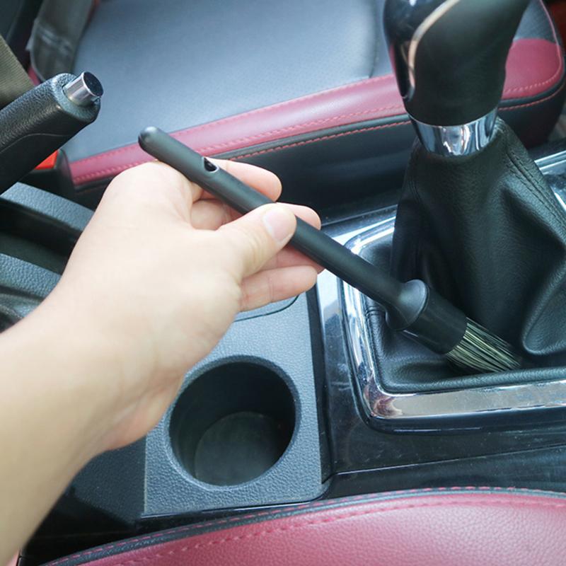 3PCS Car Detailing Brush Super Soft Auto Interior Detail Brush with Synthetic Bristles Car Dash Duster Brush Accessories