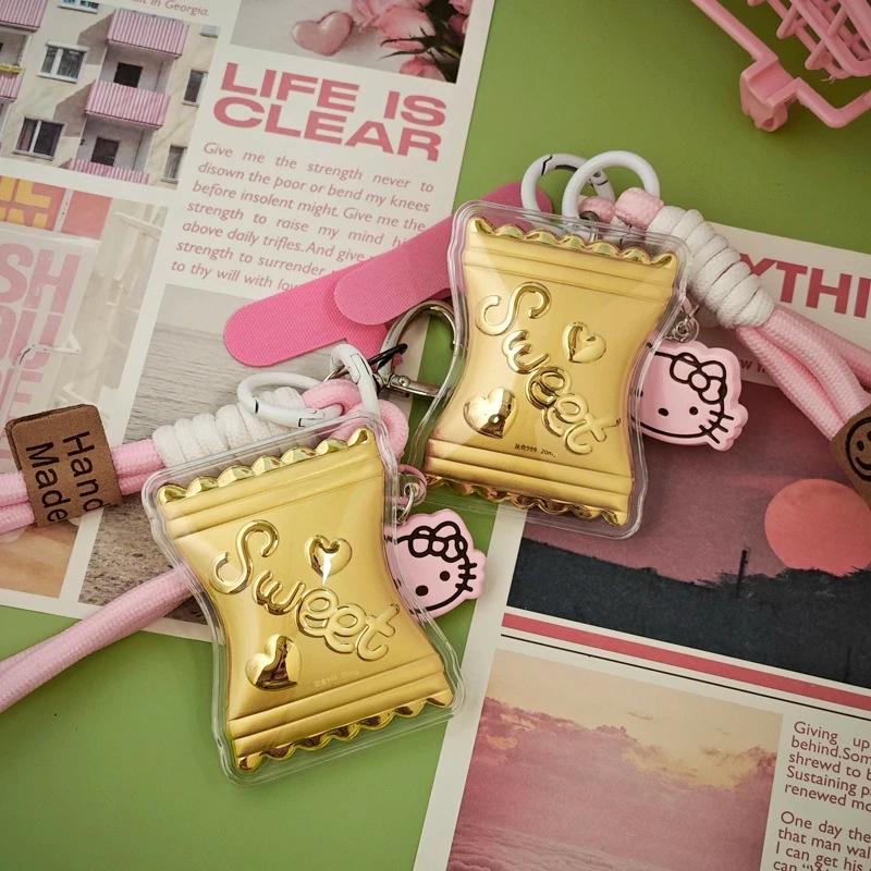 Cute Candy Keychain Bracelet: 20mg Charm Gift for Girlfriend, Souvenir Mobile Phone Lanyard