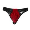 Slip sexy in pizzo di Natale da uomo: Stile Europeo & Americano, Vita Bassa, Design Patchwork Vuoto