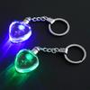 LED Light Up Keychain – Colorful Fairy Rose & Love Shape Rhinestone Keyring, Fashion Jewelry for Women, Gift for Her