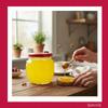 AMFORA Jar 520ml with Lid Fi82 For Honey Jam Preserves Gift Twist