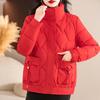 Padded clothes women's new large size short women's padded clothes trendy winter jacket small padded jacket batch