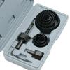 11Pcs Hole Saw Kit Durable Carbon Steel Metal Circle Power Drill Hole Cutter for Wood PVC and Plastic