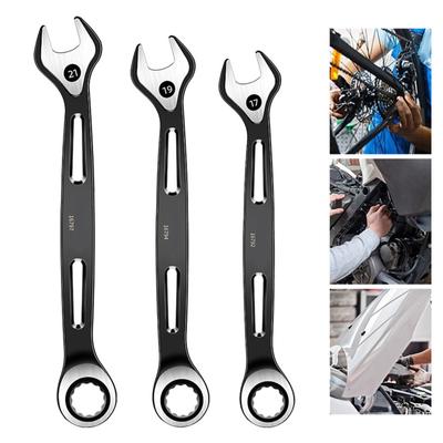 6mm-22mm Kombination offenes Ende DualUse Pflaumenblüten Ratschenschlüssel Schraubenschlüssel für DIY Reparaturen