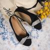 Round Toe Flat Sole Single Shoes for Women, Rhinestone Shallow Mouth Mom Shoes, Casual Shoes