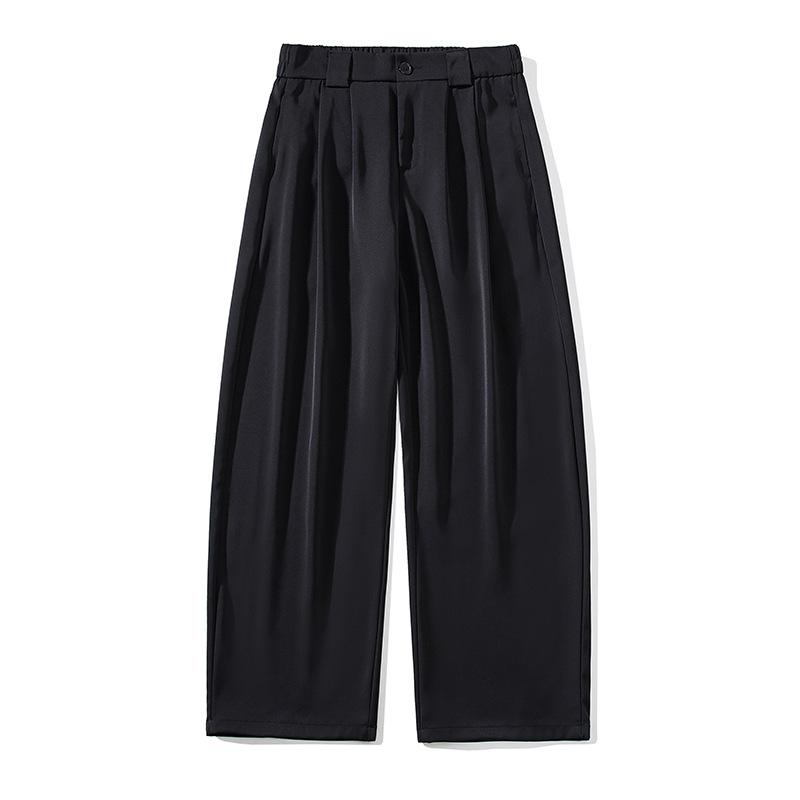 

Повседневные брюки Мужские Уличные Комфортные Свободные Прямые Американские Универсальные Брюки 3XL чёрный