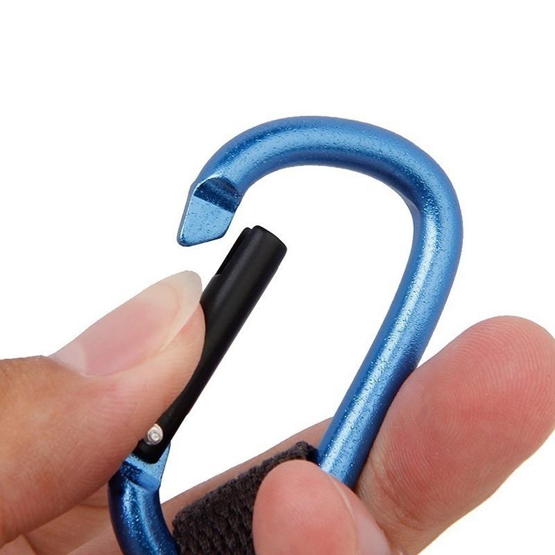 Camping Outdoor Hardware Water Bottle Holder Hook Buckle Key Clip Carabiner Snap color set random