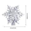 Rotating LED Snowflake Projector Tree Top 3D Sparkling Christmas Light Suitable for Ceiling Projection Holiday Tree Decoration