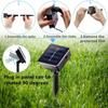 Solar Meteor Shower String Lights EU Plug Waterproof Shooting Star Rain String Light 8 Tubes Fairy String Landscape Garden Light