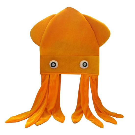 Unique Festival Party Gift Funny Octopus Hat with Tentacles, Creative Plush Cap for Cosplay Comic Exhibition Costume Gear and Photography, Novelty