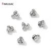 18K Gold Plated Brass End Crimp Beads For Jewelry Making,DIY Bracelets Accessories,Bead Tip Connectors For Jewelry Supplies