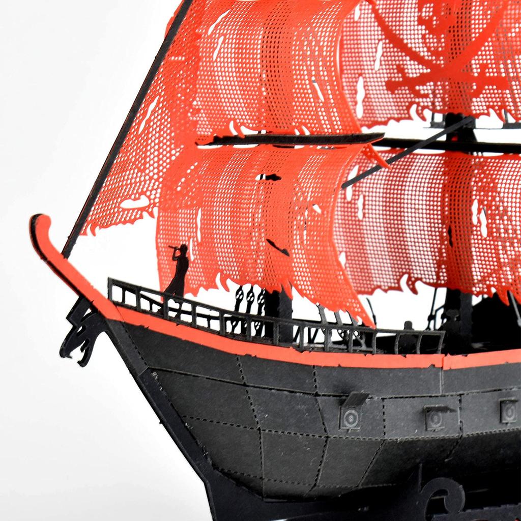 Paper Nano Red Pirate Ship PN-148