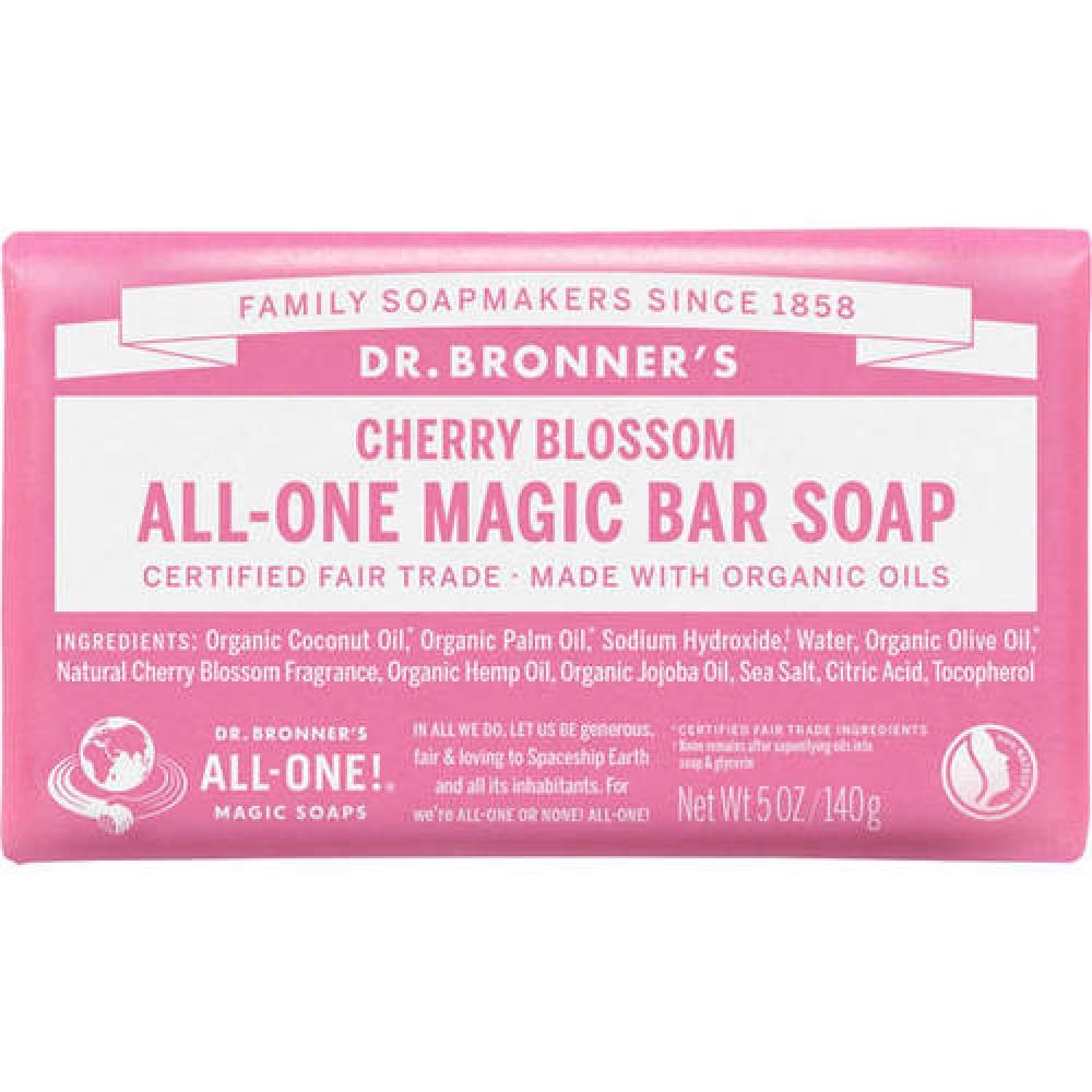

Доктор. Мыло Bronner Magic Вишневый цвет 140г