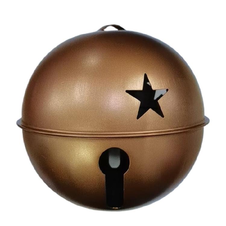 

Christmas Bells Decoration Metal Bells Holiday Tree Hanging Ornament for Wreath Door Mantel Window Indoor and Outdoor золотий