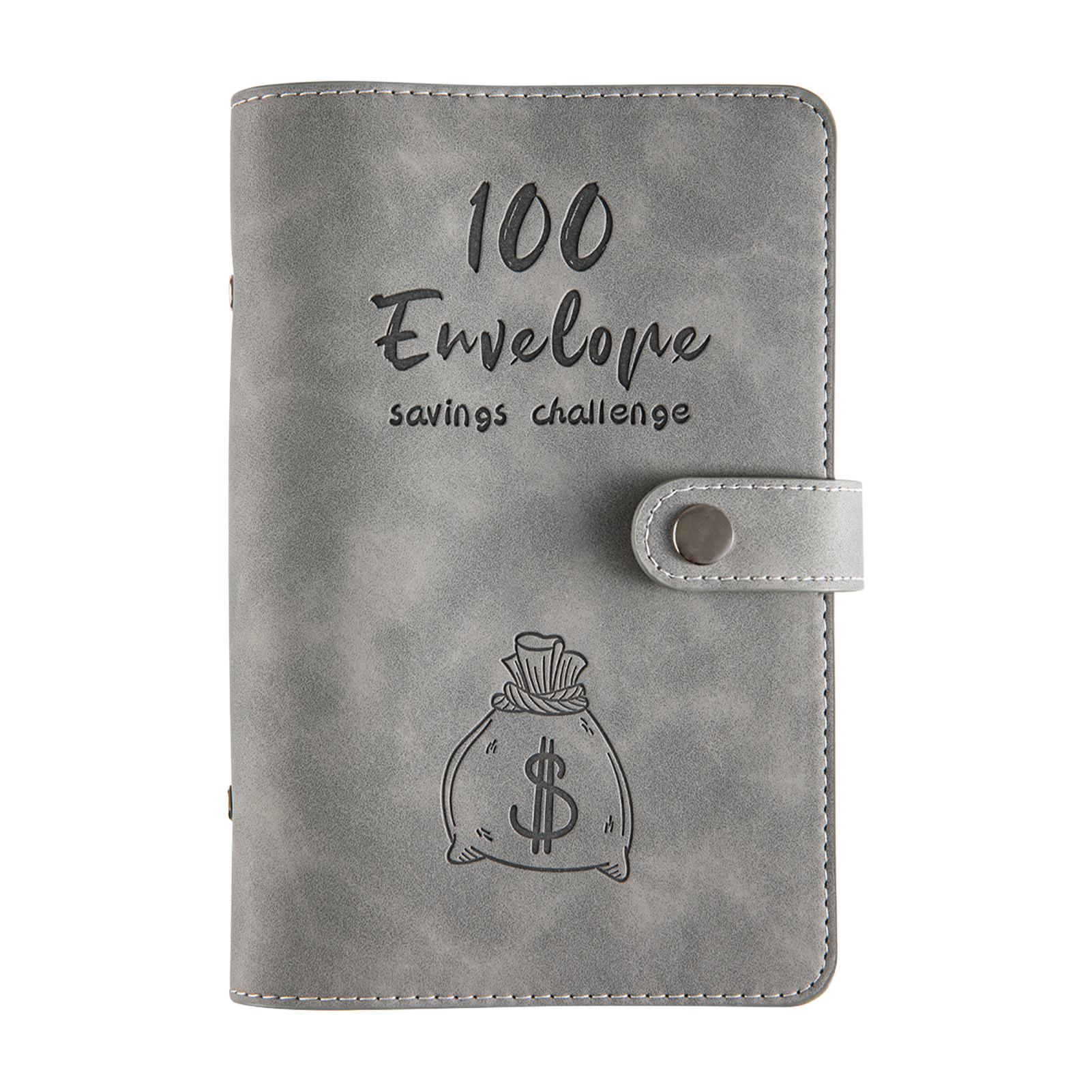 

PU Leather Binder Notebook A6 Size With Zipper Pocket Loose Leaf Organizer For Cash Envelopes Expense Tracking Adults