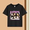 Bestselling Korean Girl Group Katseye Printed Tshirt Shortsleeved Fashionable Casual Adult and Childrens Top