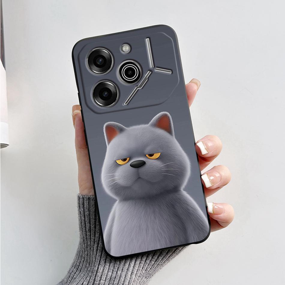 For Tecno Pova 6 Pro Case 6.78" Marble Black Silicone Soft Back Cover For Tecno Pova 6 Pro Phone Case Pova6 Pro 6Pro Coque Funda