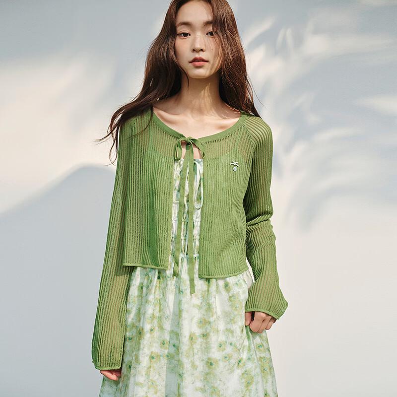 Женское цветочное платье-миди с бантом Leting S