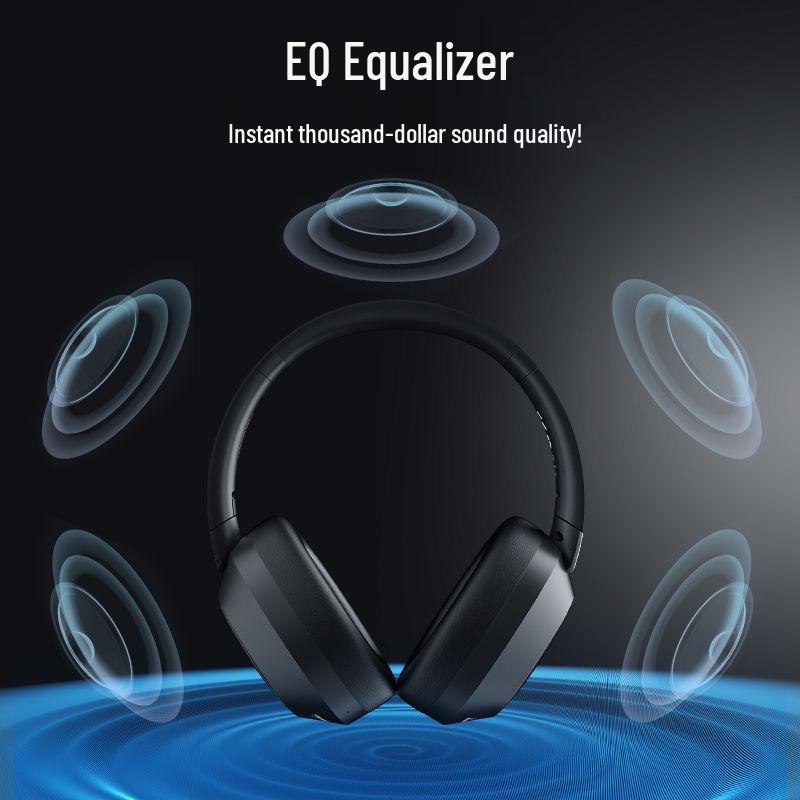 2025 Wireless Bluetooth Over-Ear Gaming Headset with Active Noise Cancelling
