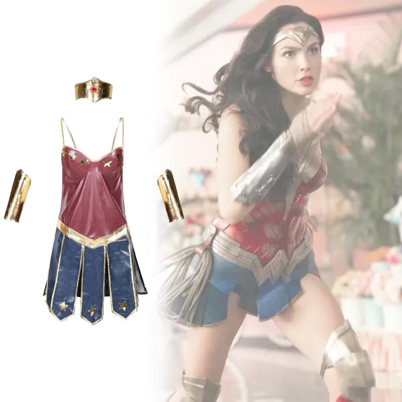 Halloween Wonder Woman Party Movie Justice Dress League Costumes Superwomen