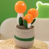 Soft Plush Mushroom Succulent Plant Toy Decor Home Office Dorm Gift - 23cm Faux Stuffed Animal