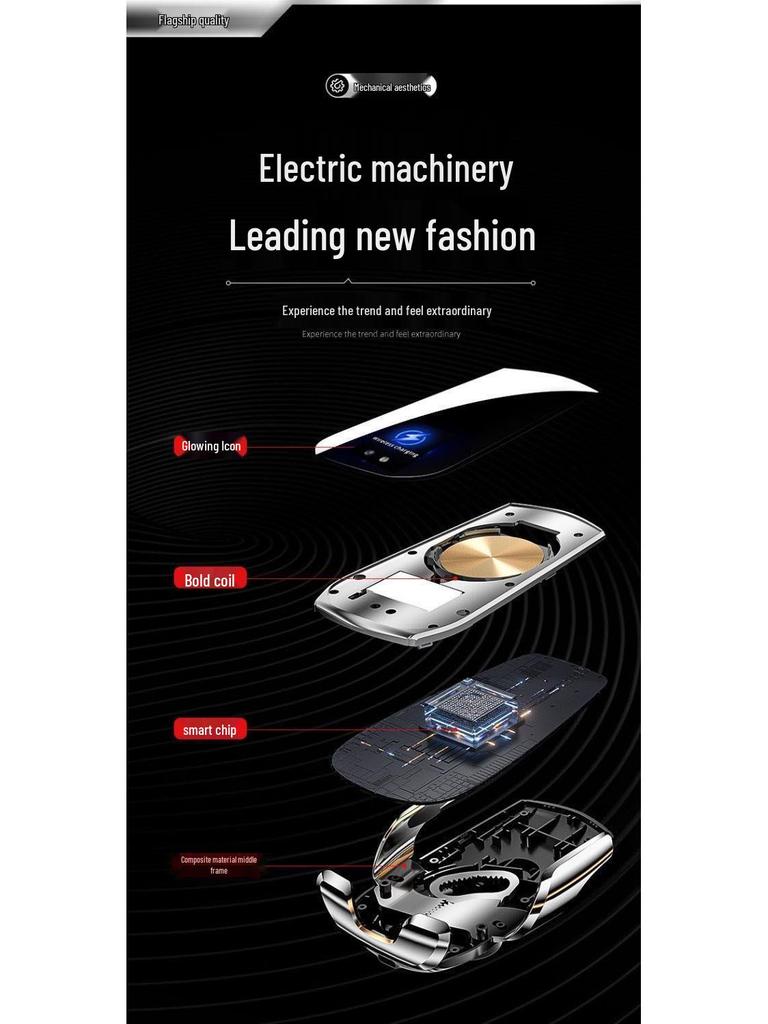 Handyhalterung & Kabelloses Ladegerät: Smarte Induktion, Innenmontage, Navigations-Stützständer