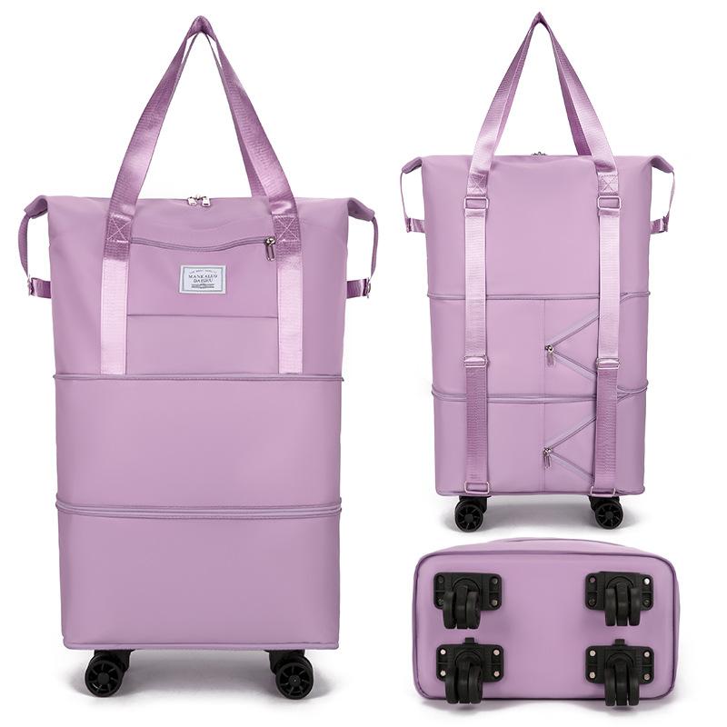 Universal wheel large-capacity travel bag short-distance work expansion luggage backpack student dormitory clothing storage bag