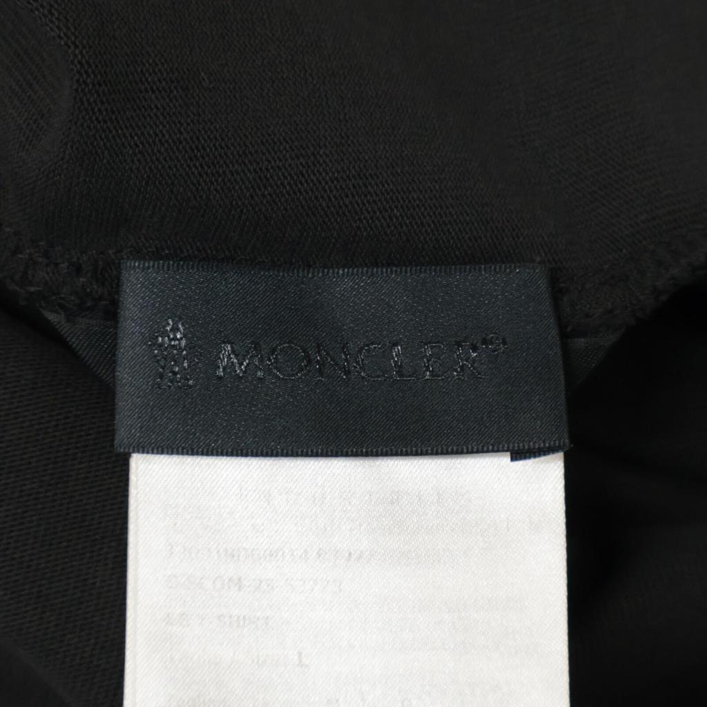 MONCLER 23 years J20918D00014 Logo Black Long Sleeve T-Shirt tops L blackUsed
