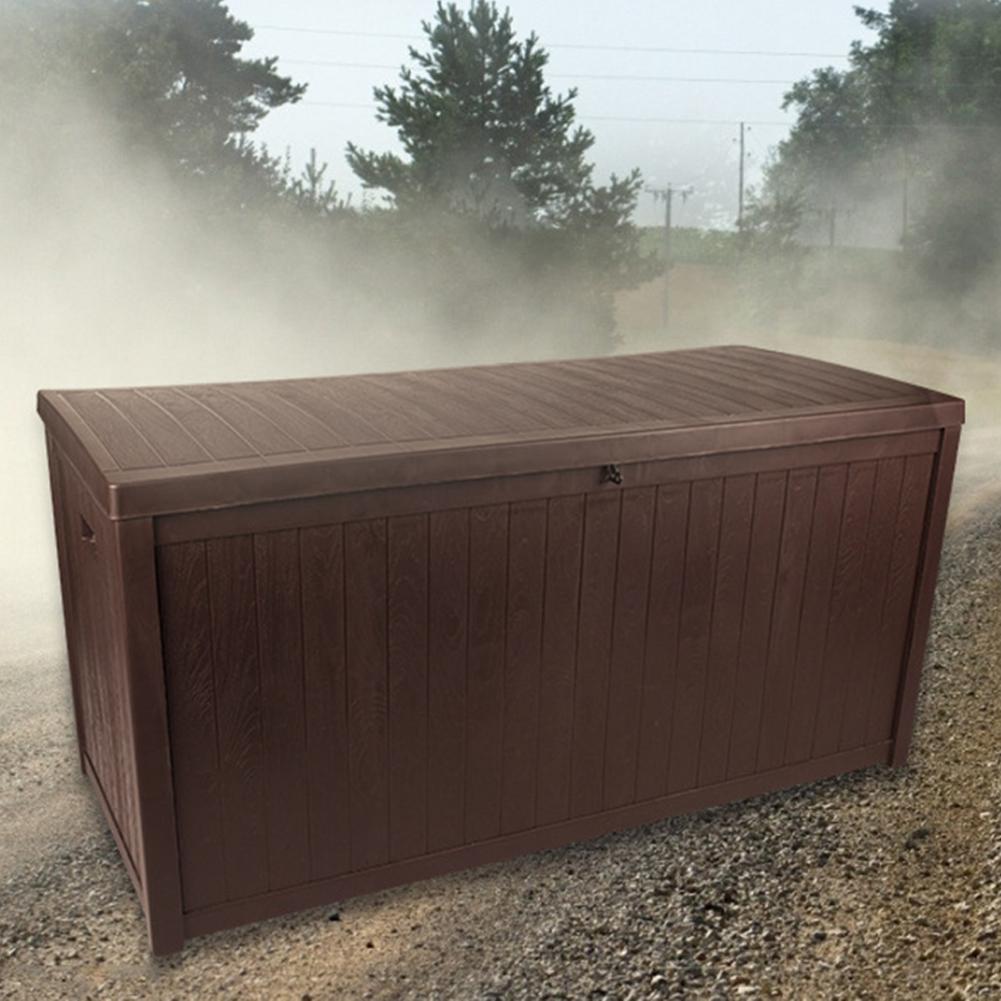 Outdoor Storage Box Deck Box Waterproof Heat-resistant Storage Chest for Outside Patio Furniture Cushions Pool Supplies Garden