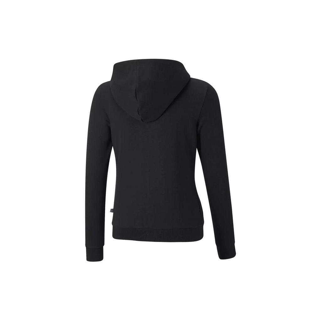 Puma Jacket Kids Letter Hooded Zipper Fitted Long Sleeve Kids jackets Black 587048-01