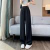 Suit Pants Women's Summer New Versatile and Thin Covering Meat Loose Drape Fashion High-waisted Straight Casual Pants