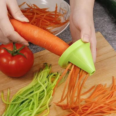 1/2 Pcs Kitchen Tools Multifunctional Manual Vegetable Cutter Creative Spiral Grater Home Fast Cut Vegetables and Fruits Graters