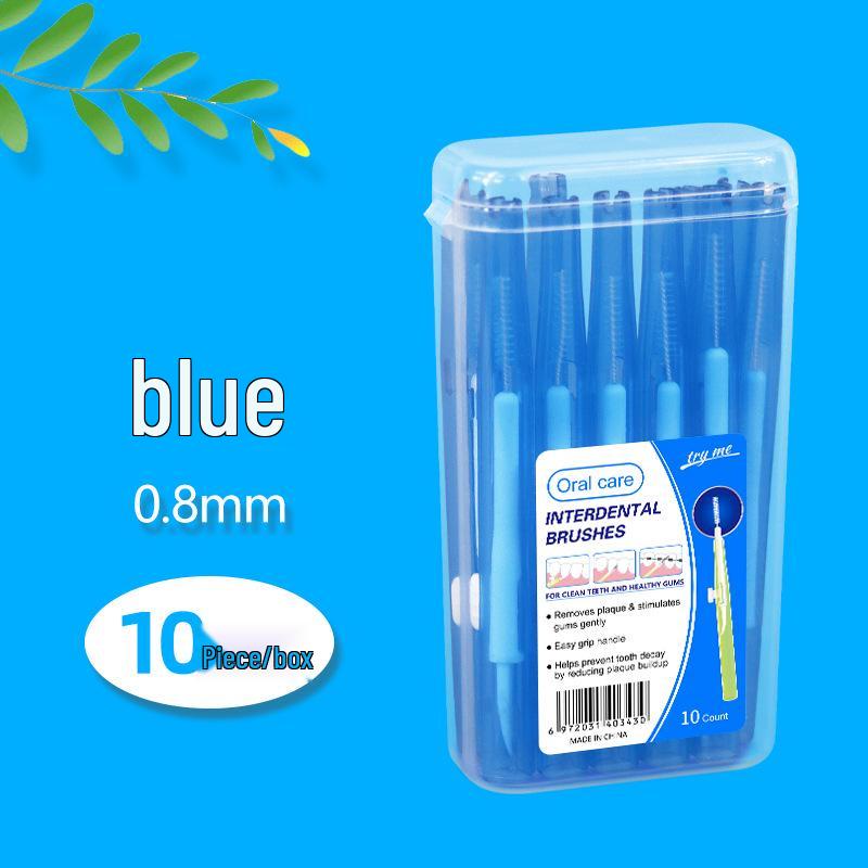 Retractable Push-Pull Interdental Brush for Gap Cleaning