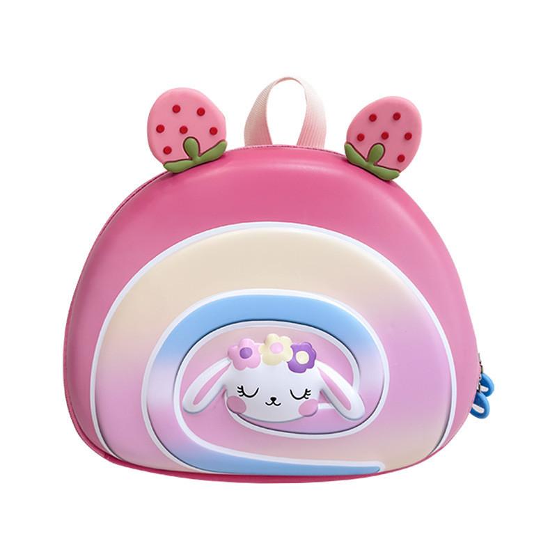 Kids Casual Eva Shoulder Backpack With Animal Pattern And Padded Straps For School And Travel