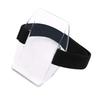 Portacarte in Plastica PVC Braccialetto Riflettente in Poliestere Portatessere da Braccio Regolabile Fascia Elastica da Braccio Portatessere